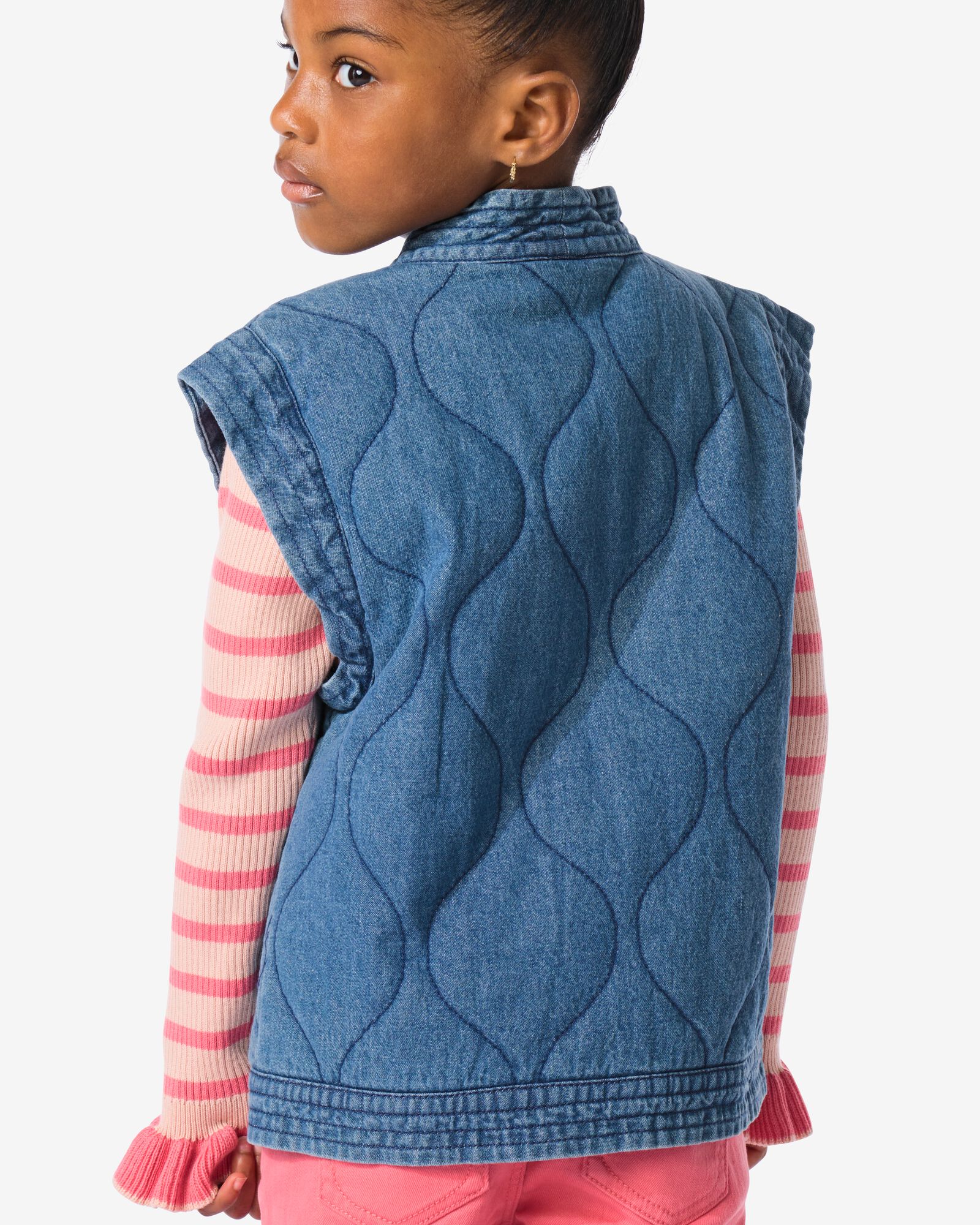 gilet enfant denim bleu - 30865764BLUE - HEMA