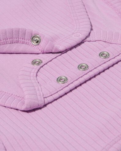 body b&eacute;b&eacute; LENZING&trade; ECOVERO&trade; c&ocirc;tel&eacute; - 2 pi&egrave;ces lilas lilas - 33307860LILAC - HEMA