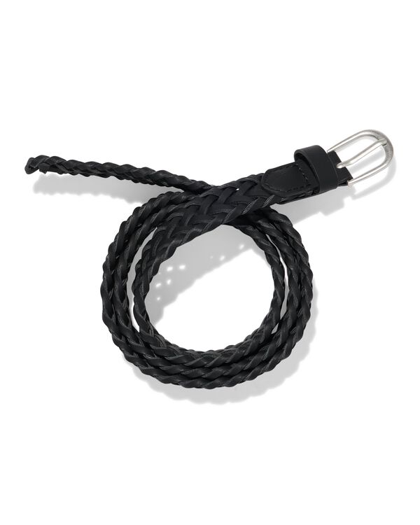 ceinture femme tress&eacute;e noir noir - 16350205BLACK - HEMA