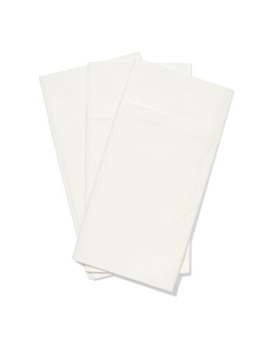 serviettes 10x20cm papier blanc - 10 pi&egrave;ces - 14200302 - HEMA