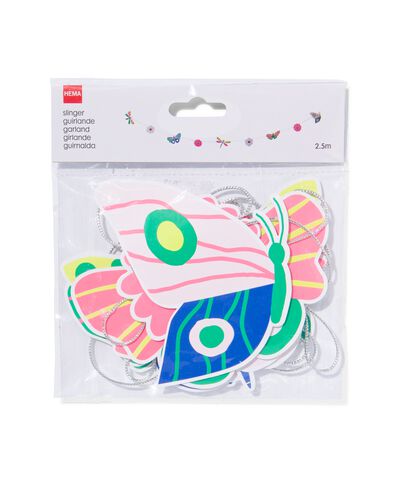 Girlande, 2.5 m, Schmetterlinge - 14200411 - HEMA