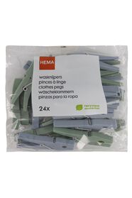 24 pinces à linge recyclées - 20510062 - HEMA