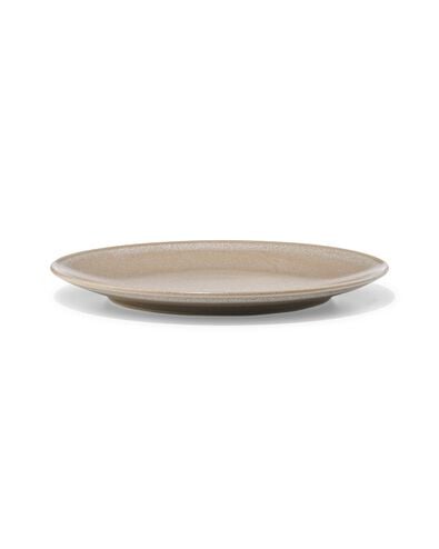 Fr&uuml;hst&uuml;cksteller &Oslash; 20,5 cm, Monaco, Steingut, hellbraun - 9650191 - HEMA