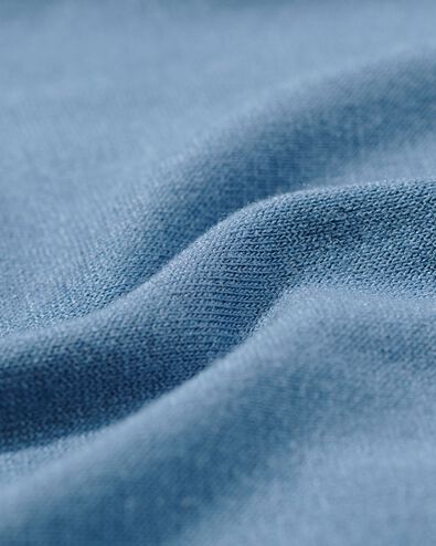 Damen-Nachthemd, Viskose, mit Spitze mittelblau S - 23470141 - HEMA