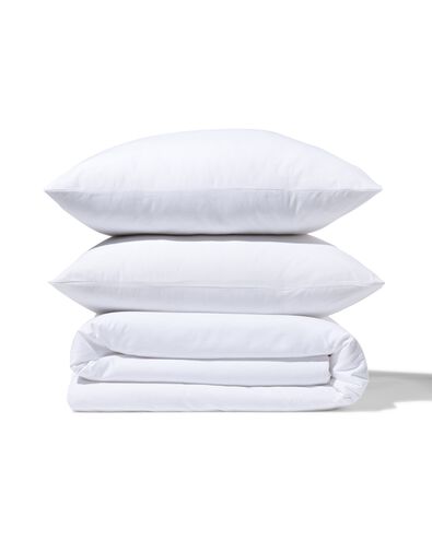 housse de couette 240x200/220 cm percale blanc - 5790217 - HEMA