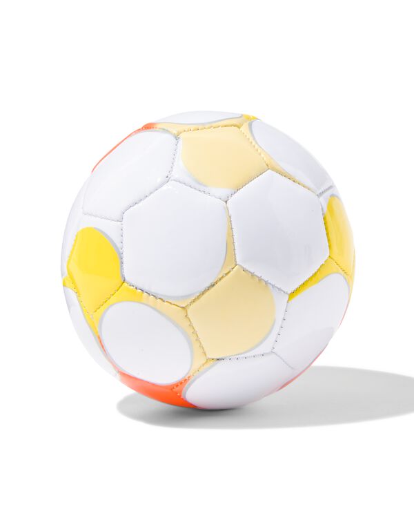 ballon de football jaune-orange taille 2 Ø15cm - 15850084 - HEMA