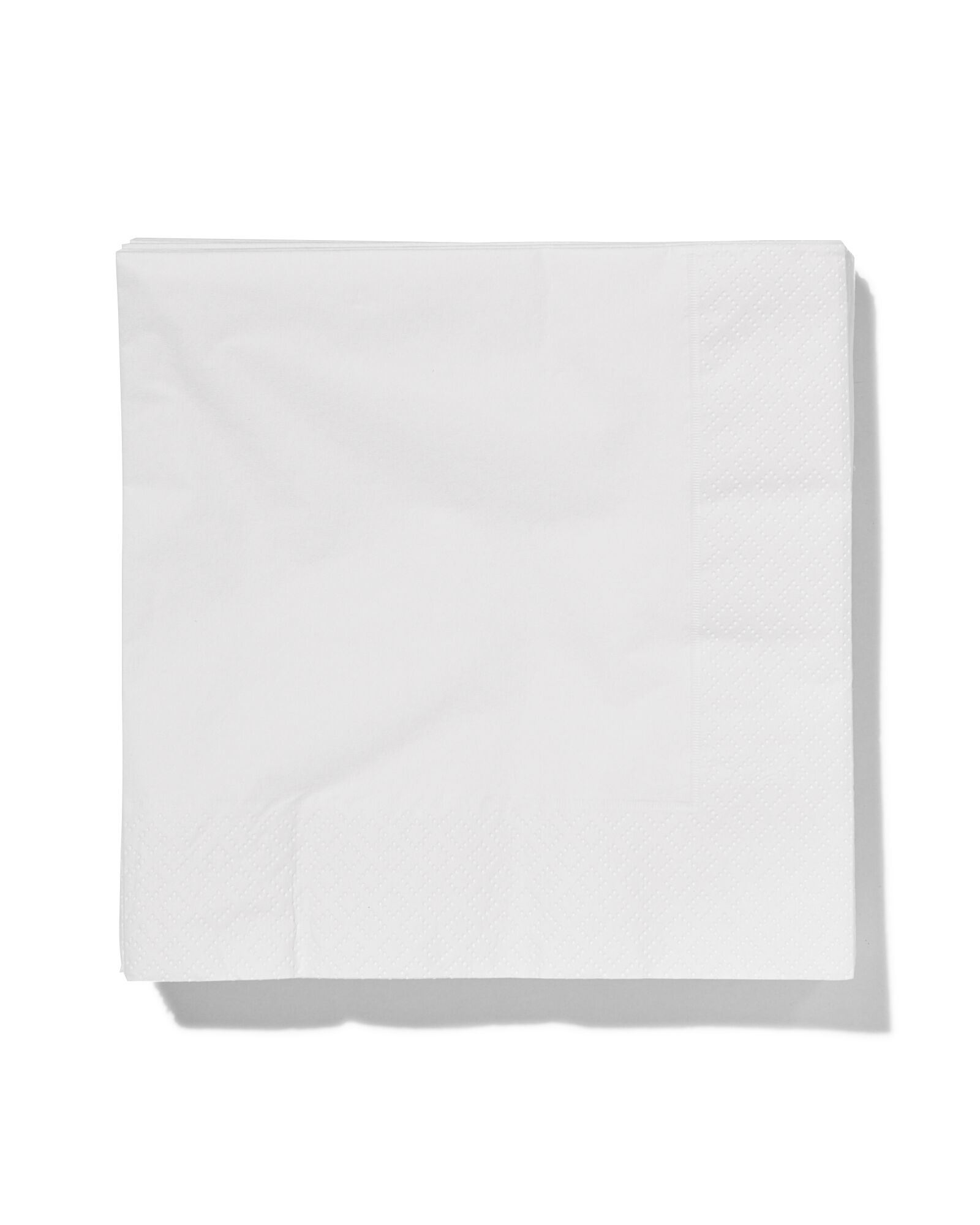 servetten - 33 x 33 - papier - wit - 20 stuks - 14210173 - HEMA