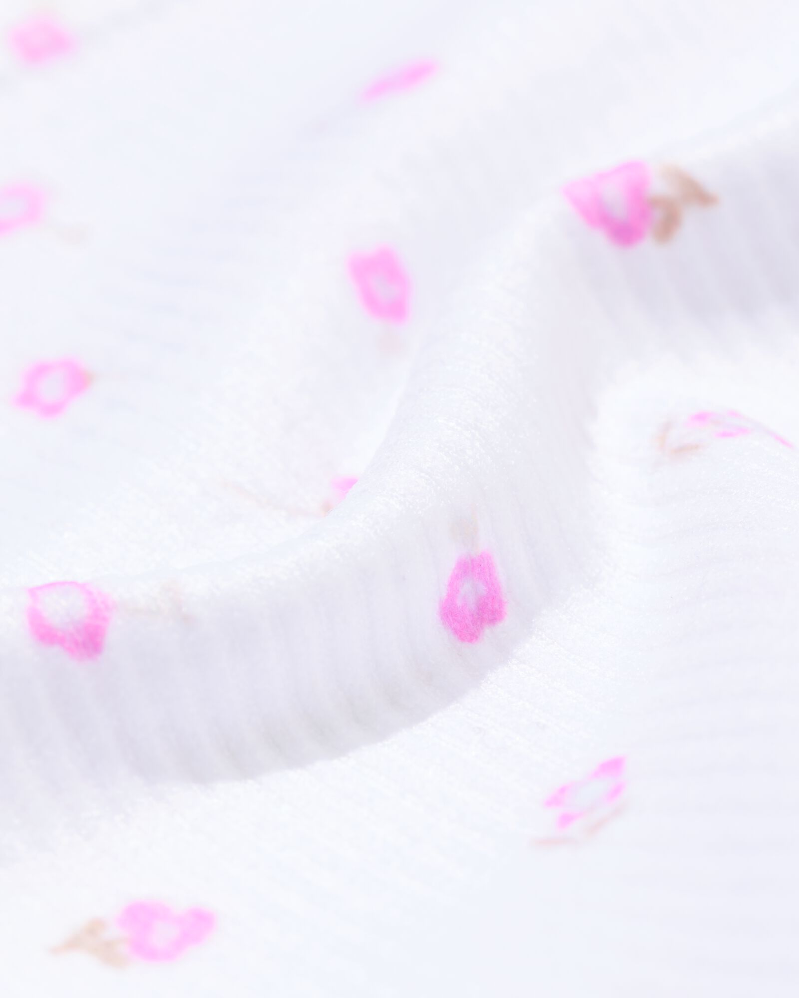 Damenstring, nahtlos, Rippenstruktur, gebl&uuml;mt wei&szlig; wei&szlig; - 19608644WHITE - HEMA