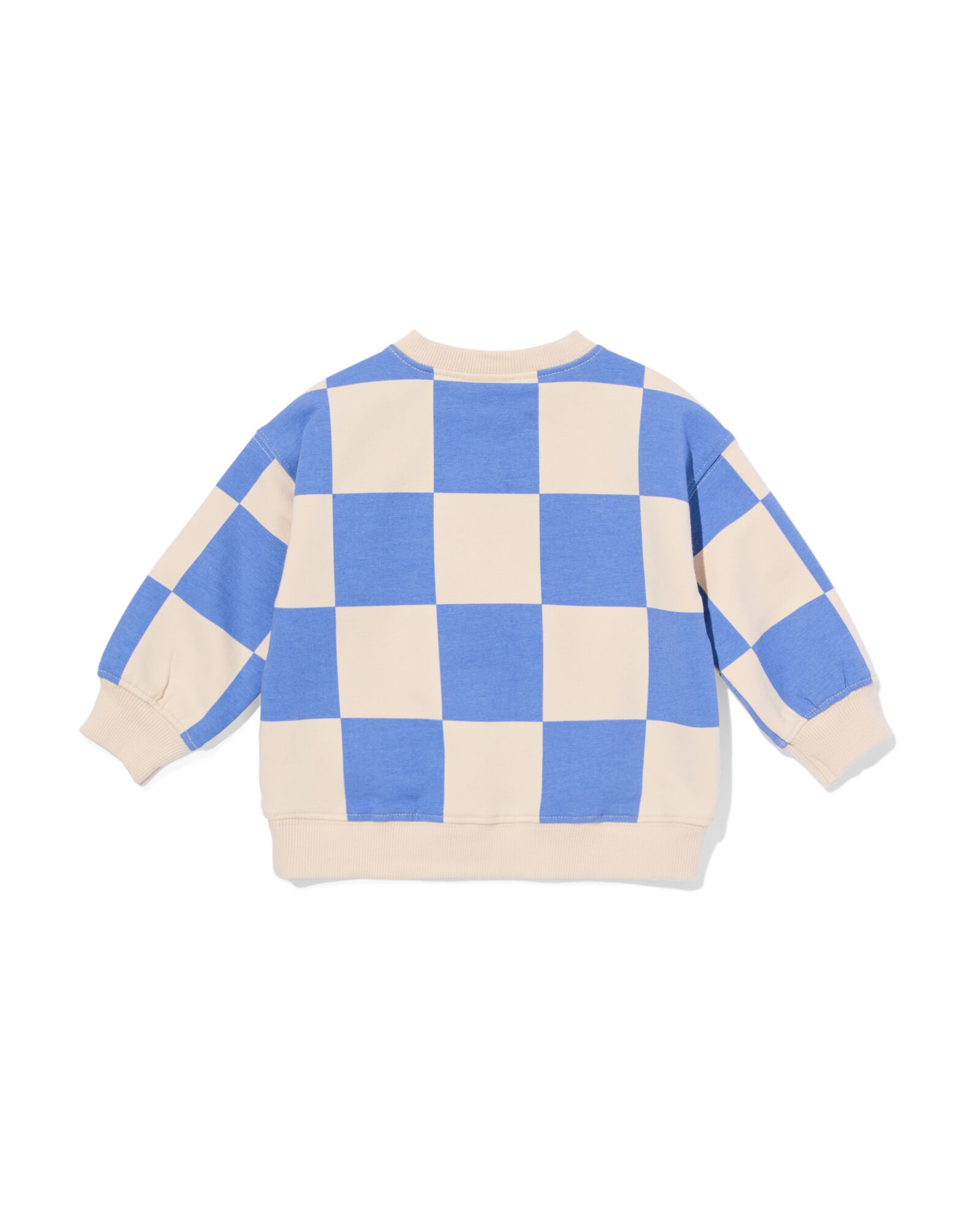 pull b&eacute;b&eacute; jersey carreaux &eacute;cru &eacute;cru - 33180870ECRU - HEMA