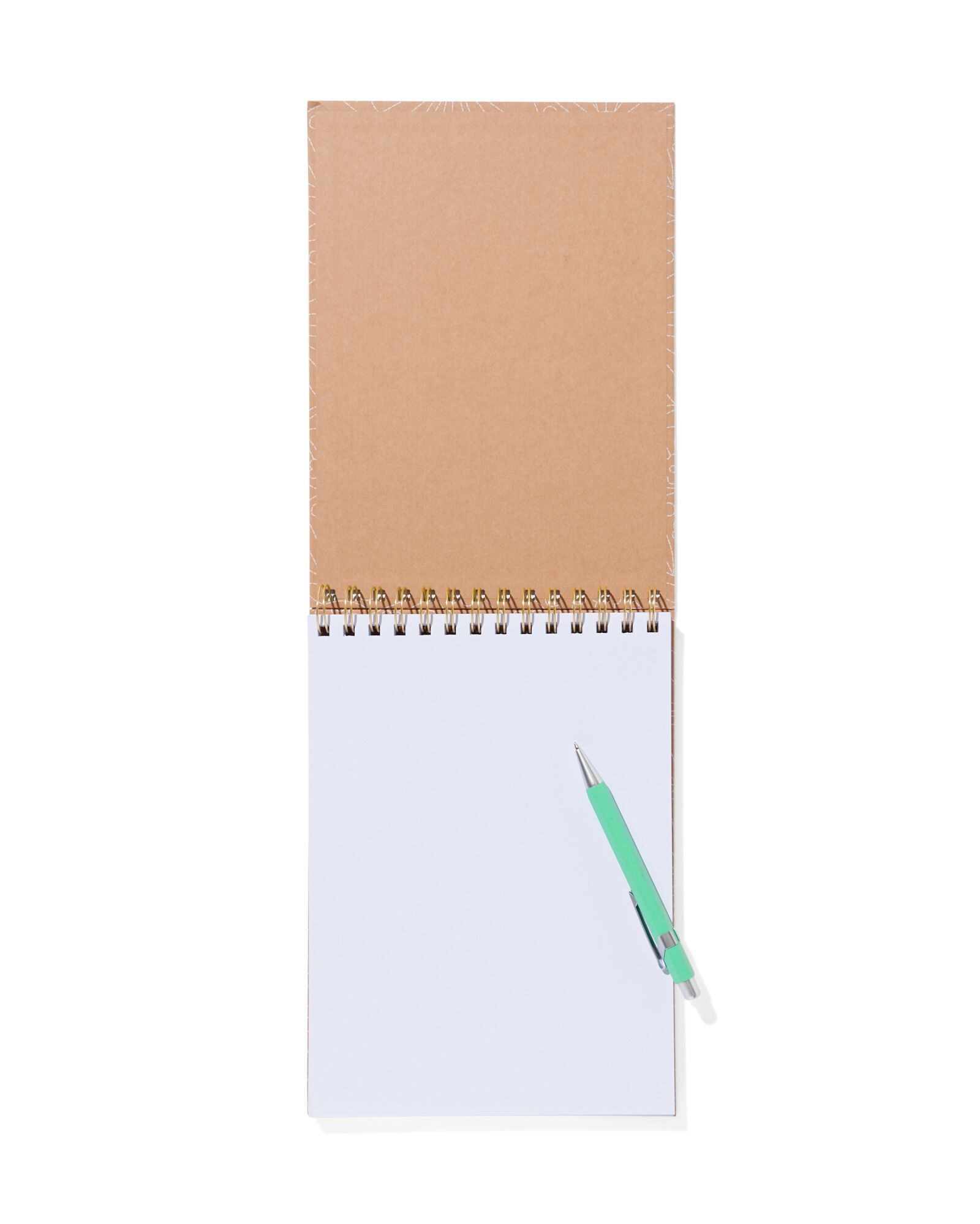 carnet &agrave; croquis avec spirale 25.4x18.6 vierge - 14170112 - HEMA