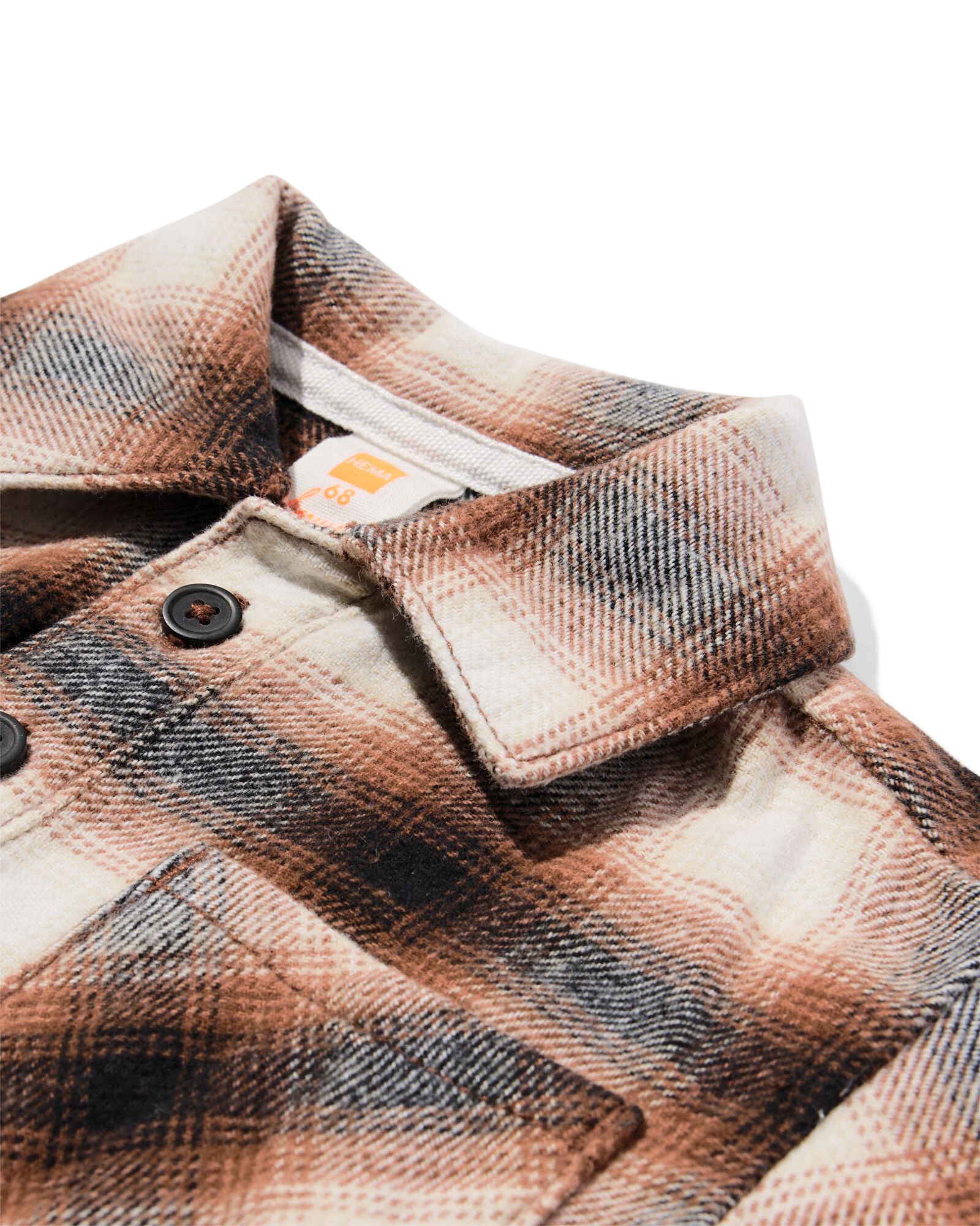 chemise b&eacute;b&eacute; carreaux marron marron - 33173370BROWN - HEMA