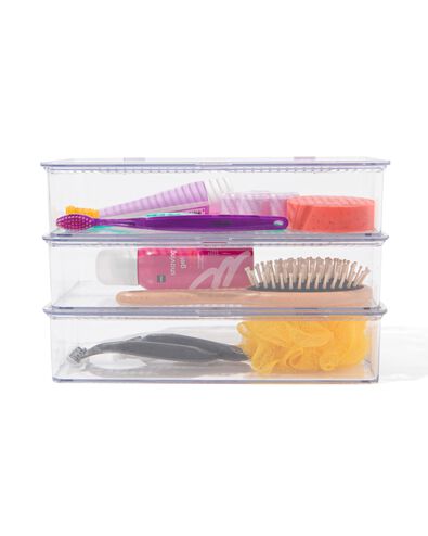 3 Ordnungsboxen mit Deckel - 39800031 - HEMA