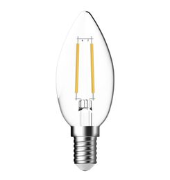 LED-Lampe, klar, E14, 2.1 W, 250 lm, dimmbar, Kerzenlampe - 20070061 - HEMA