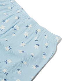 pyjacourt enfant côte fleurs bleu clair bleu clair - 1000030175 - HEMA