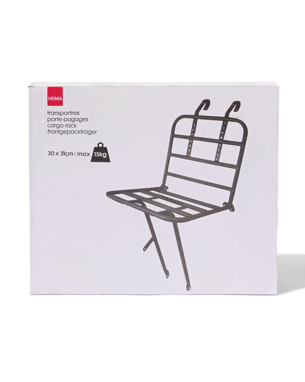 Gep&auml;cktr&auml;ger, 30 x 31 cm, 15 kg, mattschwarz - 41150041 - HEMA