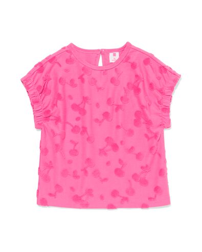 Kinder-T-Shirt Frottee, Fr&uuml;chte rosa - 30865411PINK - HEMA