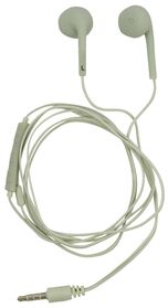écouteurs earbuds avec réglage microphone et volume vert clair - 39600162 - HEMA