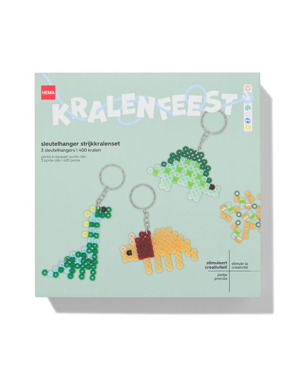 perles &agrave; souder porte-cl&eacute;s dino - 15900415 - HEMA