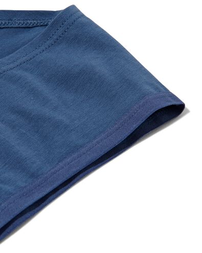 2 hipsters femme coton stretch bleu bleu - 1000030318 - HEMA