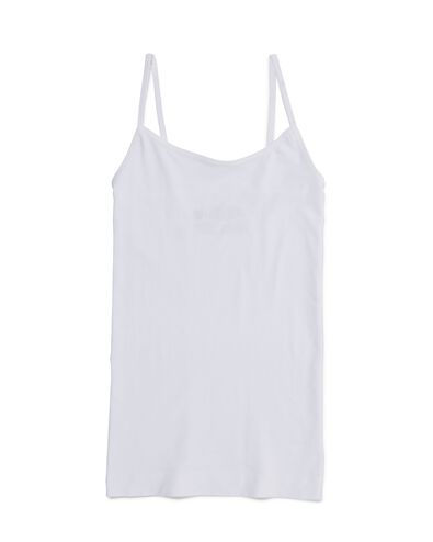 Damen Hemd, leicht figurformend, Bambus weiß XL - 21500085 - HEMA