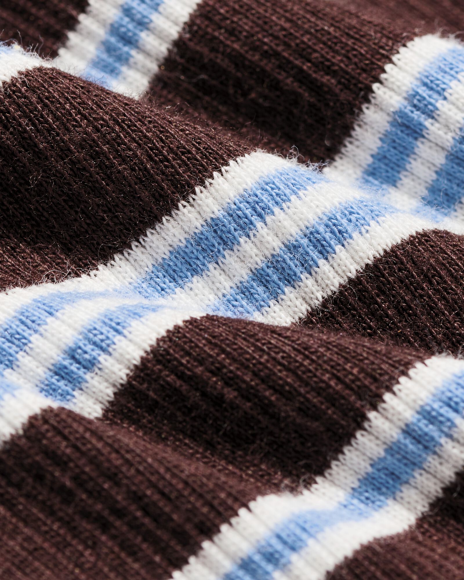 Damen-T-Shirt Clara, Ripp gestreift schwarz schwarz - 36207150BLACK - HEMA