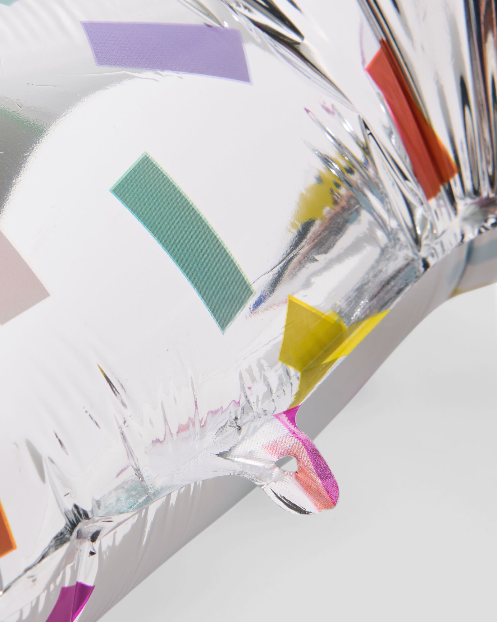 folieballon cijfer 4 60cm confetti - 14260061 - HEMA