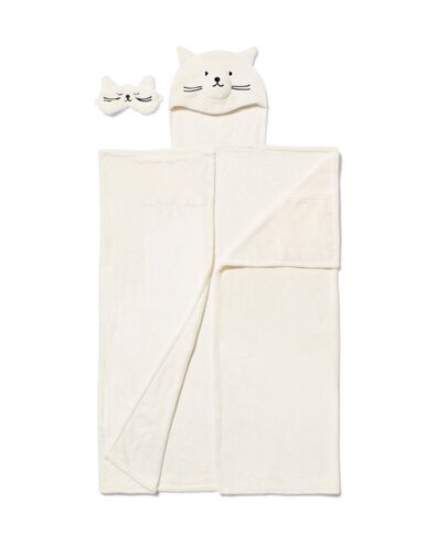 Kuscheldecke und Schlafmaske Katze - 15100390 - HEMA