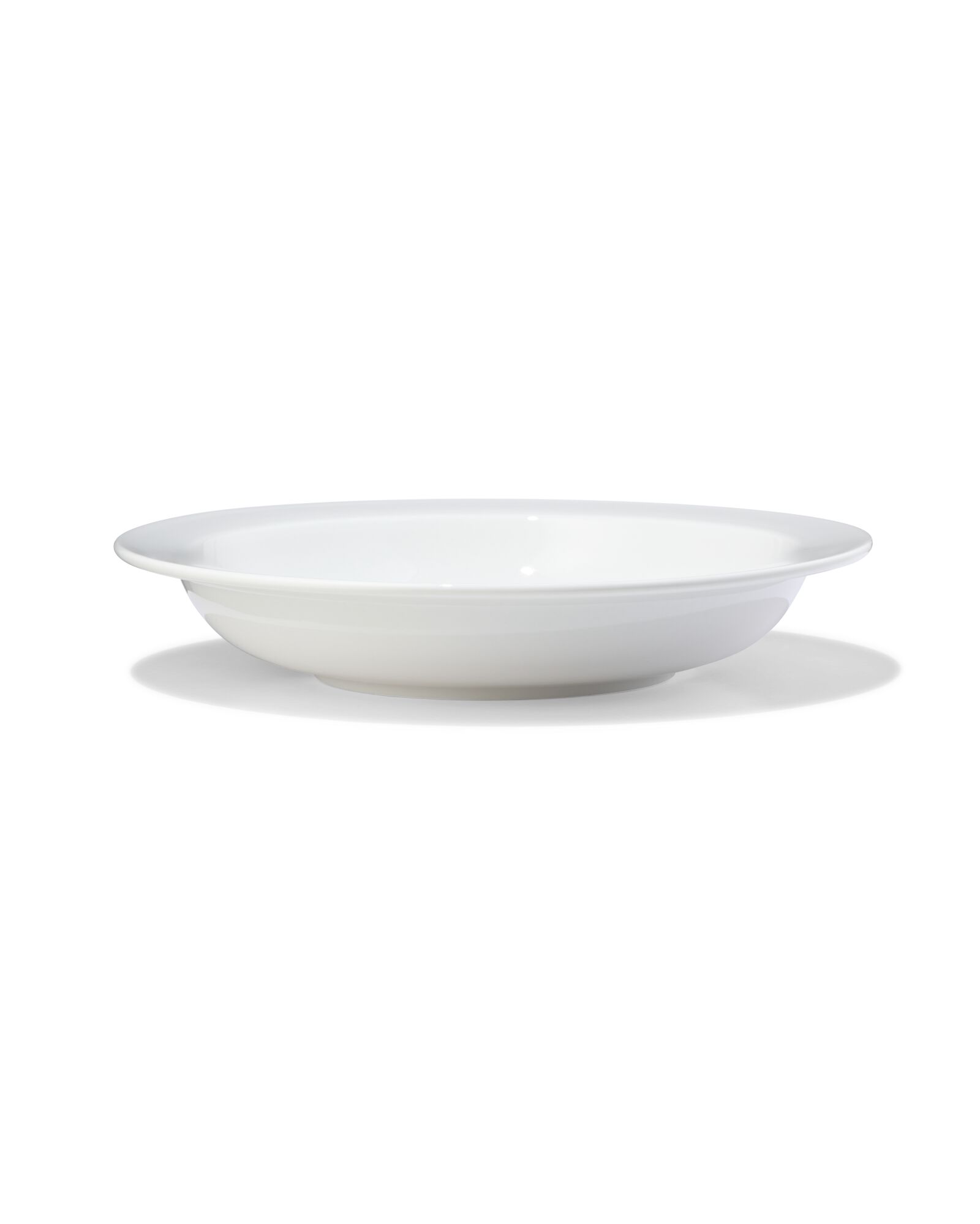 assiette creuse &Oslash;22,5cm usage quotidien porcelaine blanche - 4 pi&egrave;ces - 9650331 - HEMA