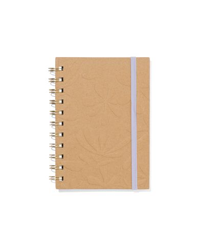 Notizbuch A6 mit Spirale und Kraftpapier - 14106006 - HEMA
