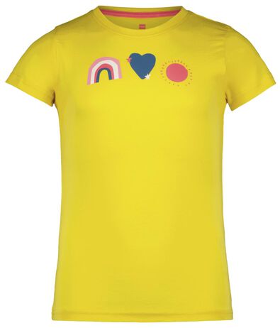 Kinder-Kurzpyjama, Regenbogen gelb gelb - 1000023820 - HEMA