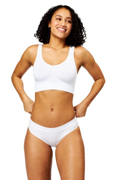 Damen-Bustier, nicht vorgeformt, nahtlos wei&szlig; - 1000024177 - HEMA