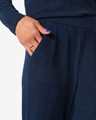 Damenhose Erin mit Glitzer blau - 36205650BLUE - HEMA