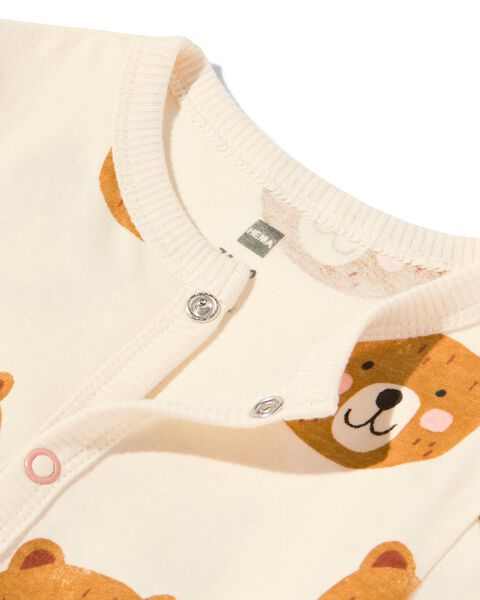 pyjama bébé coton ours beige beige - 1000030060 - HEMA