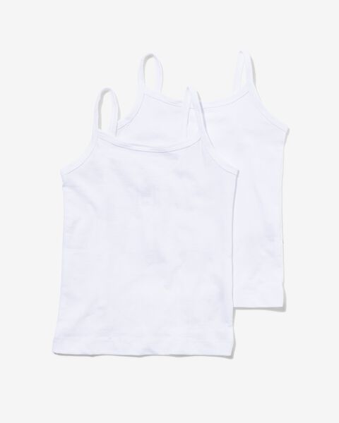 2er-Pack Mädchen-Hemden weiß 110/116 - 19380533 - HEMA
