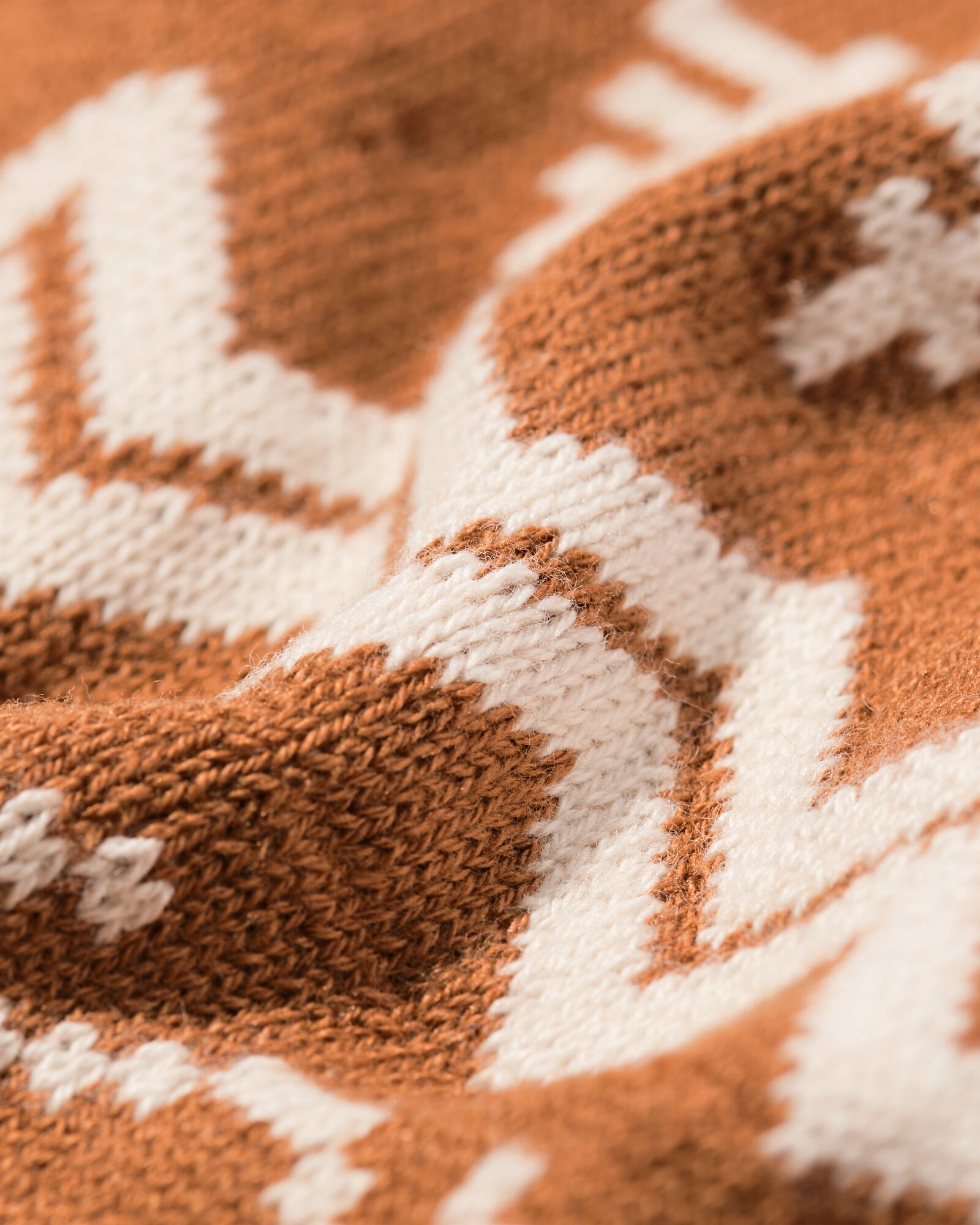 newborn trui nordic bruin bruin - 33434320BROWN - HEMA