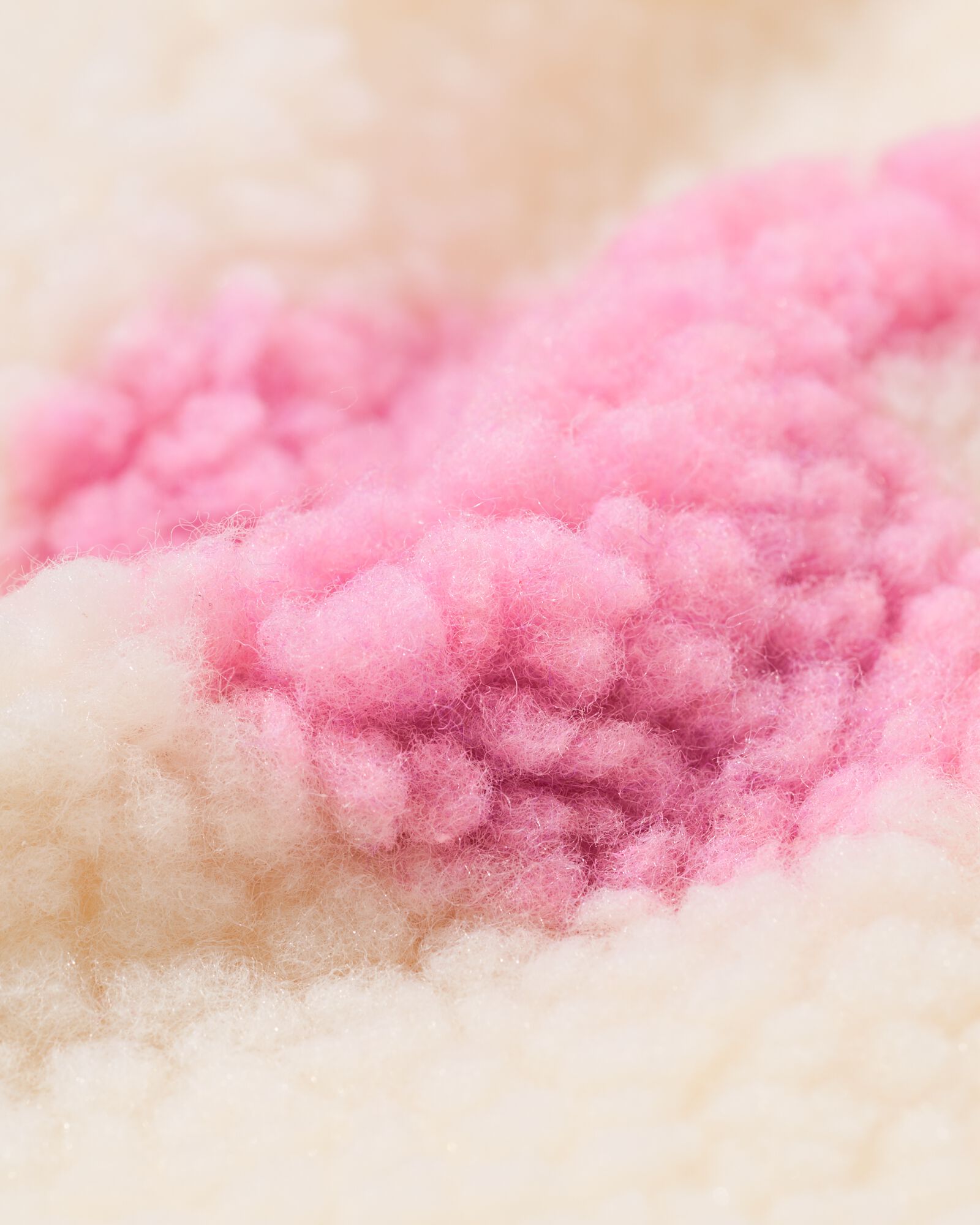 dames bankponcho one size fleece met capuchon en zakken hartjes - 61100241 - HEMA