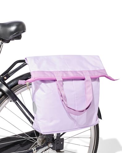 Fahrradtasche, einseitig, 20 Liter, rPET, violett, 51 x 34 x 12 cm - 41150008 - HEMA