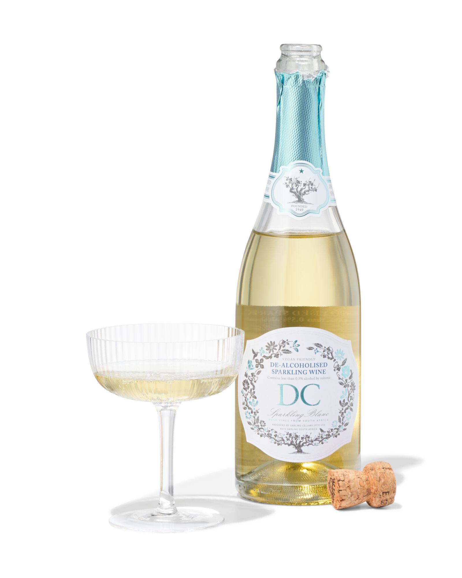 Darling Cellars alcoholvrije mousserende sauvignon blanc 75cl - 17390051 - HEMA