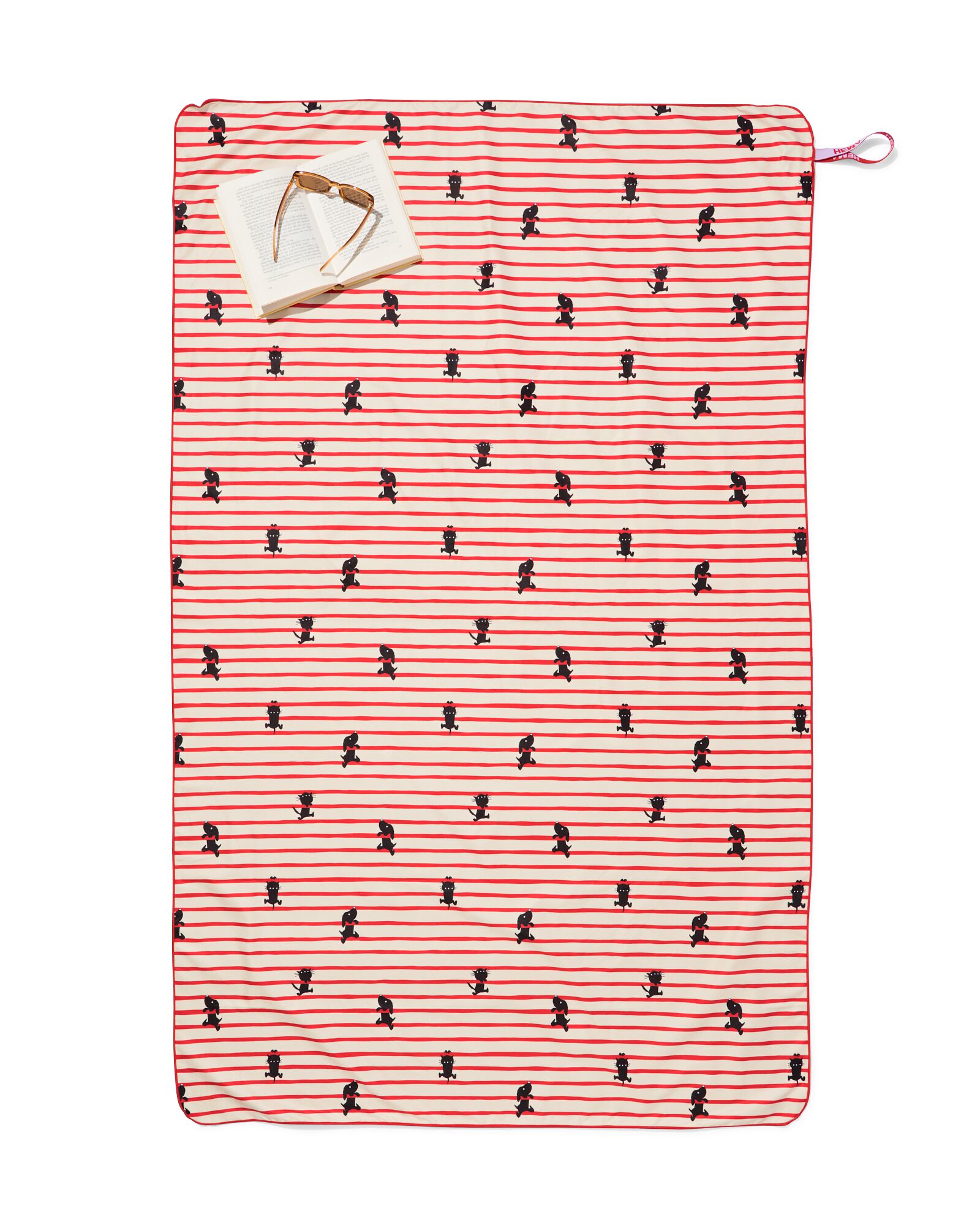 serviette de plage Takkie et Siepie 110x175cm microfibre  - 5200269 - HEMA