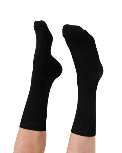 5 paires de chaussettes homme noir 47/48 - 4190753 - HEMA