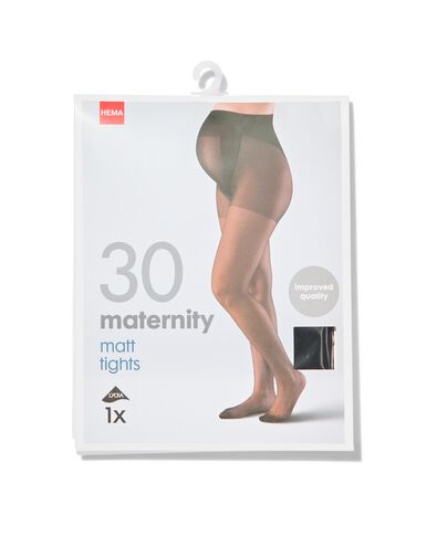 collants de grossesse 30 deniers noir noir - 1000028892 - HEMA