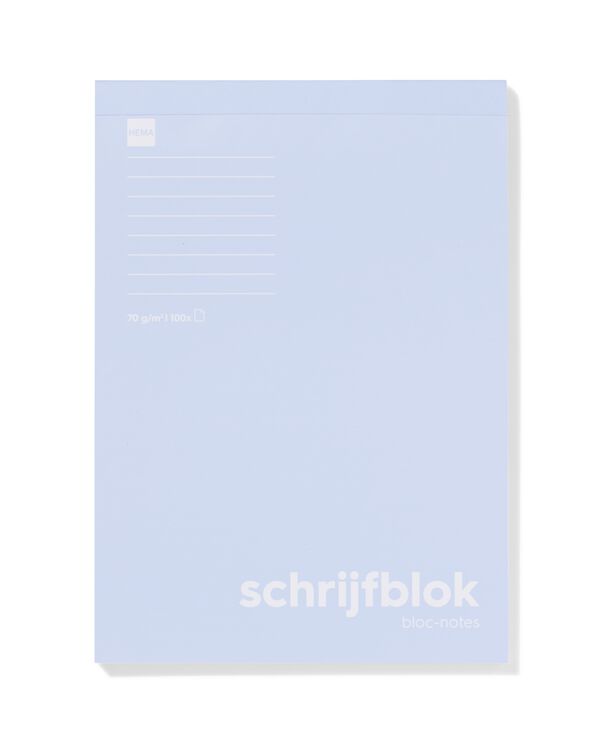 bloc-notes lign&eacute; A5 - 14120015 - HEMA