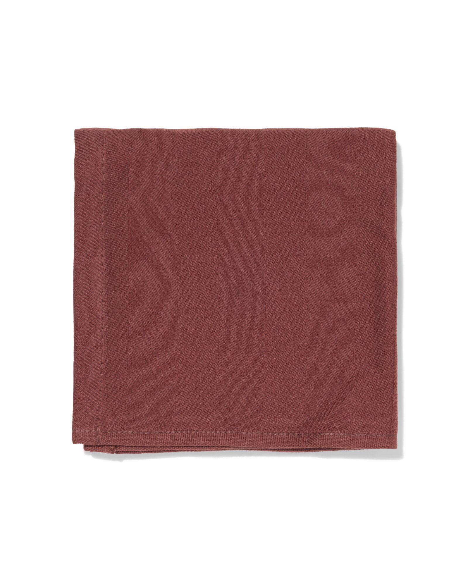 torchon 65 x 65 cm coton marron - 5400093 - HEMA