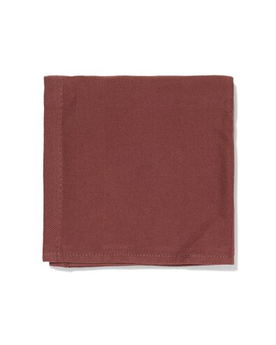 torchon 65 x 65 cm coton marron - 5400093 - HEMA