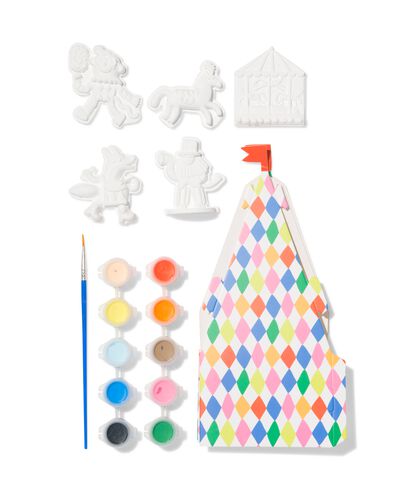 Gipsfiguren malen Zirkus &ndash; 5 St&uuml;ck - 15900501 - HEMA