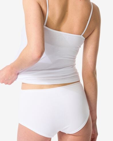 boxer femme coton confort parfait  blanc - 19611314WHITE - HEMA