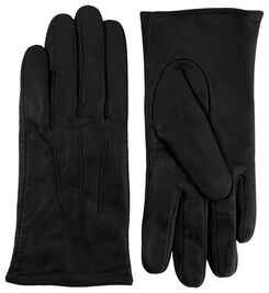 Damen-Handschuhe, touchscreenfähig, Leder schwarz schwarz - 1000028919 - HEMA