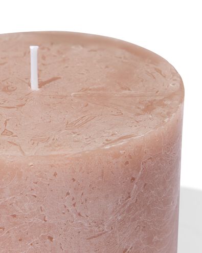 Rustikale Kerze &Oslash;&nbsp;10&nbsp;x&nbsp;10&nbsp;cm, Braun braun 10 x 10 - 13504014 - HEMA