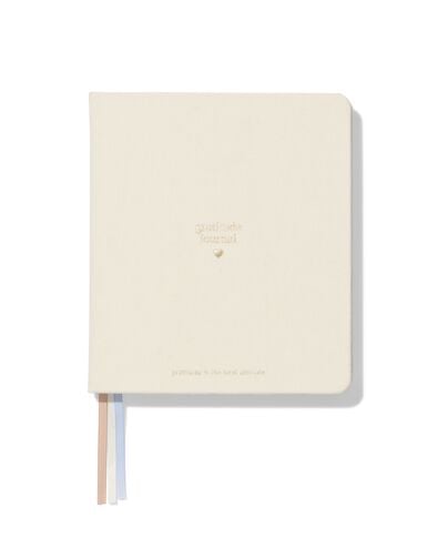Dankbarkeitsplaner, 18,2 &times; 15,8 cm, Off-White - 14103707 - HEMA