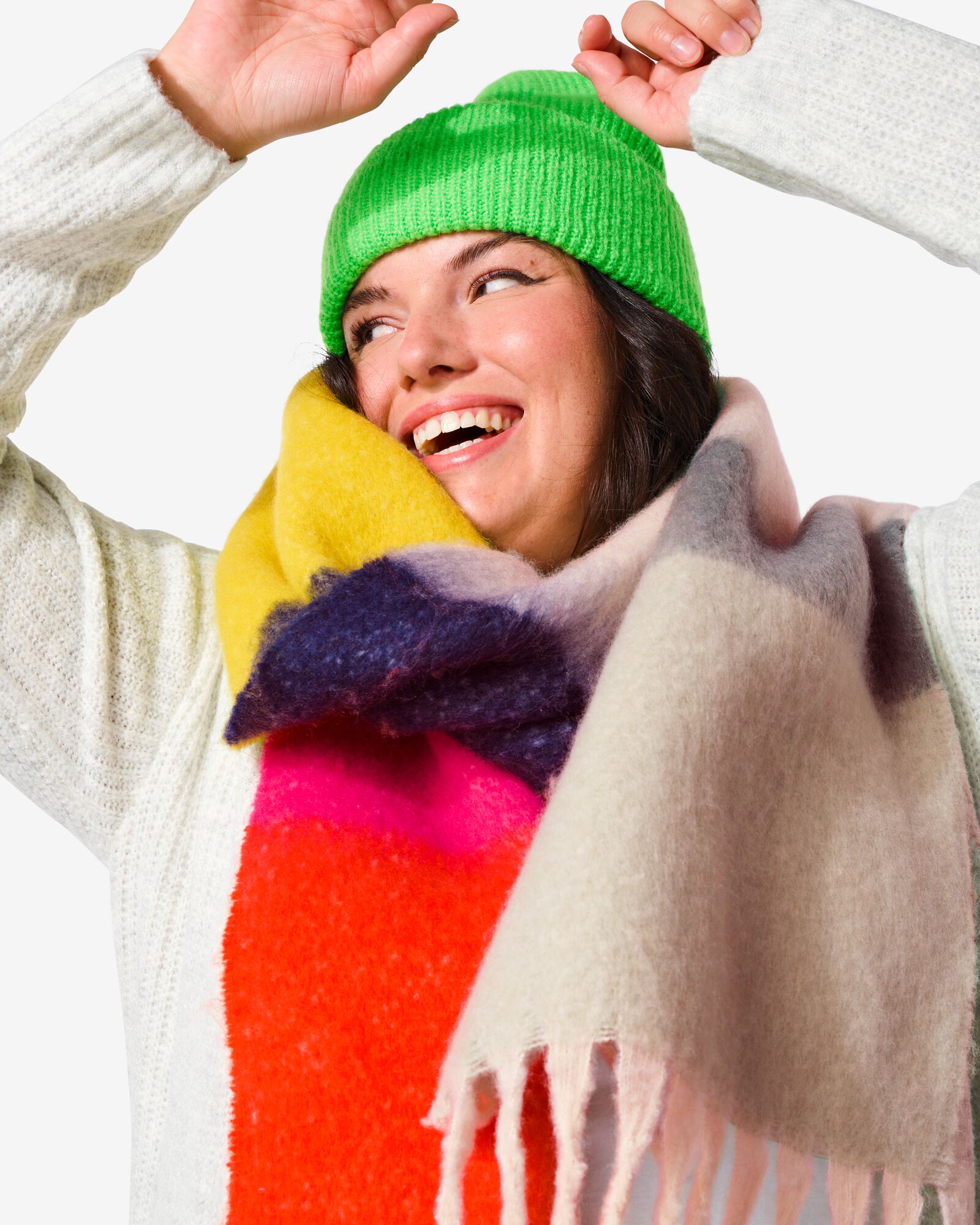 bonnet beanie femme avec laine - HEMA